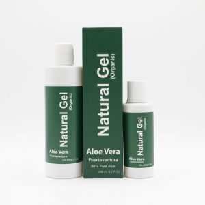 Natürliches Aloe-Vera-Gel mit natürlichem Fruchtfleisch