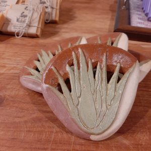 Handgefertigte majorerische Keramik-Seifenschale
